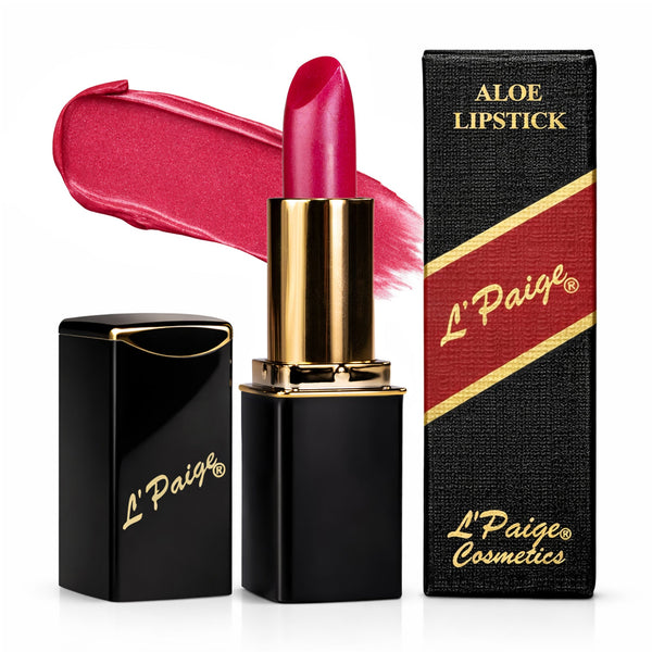 L’Paige L20 Frosted Lilac lipstick berry pink frosted shimmer finish