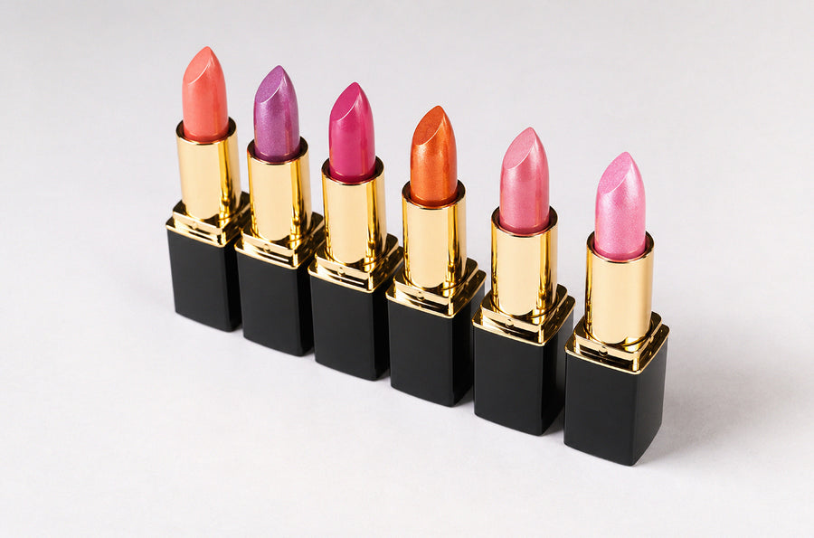 L’Paige Designer Lipstick Shades in classic reds and neutrals