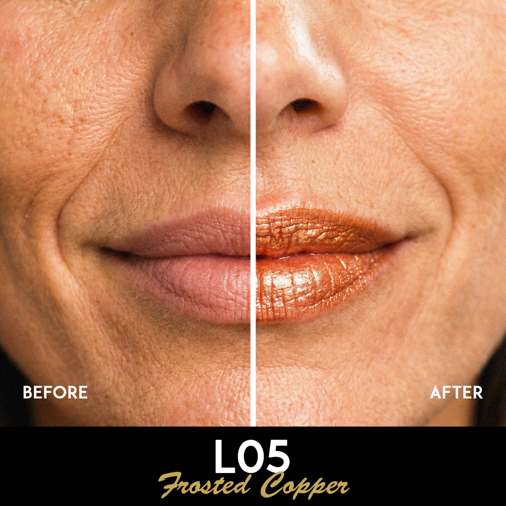 L'Paige L05 Frosted Copper | Metallic Copper Lipstick