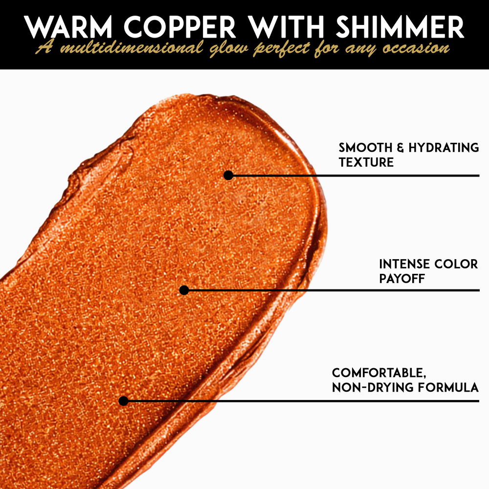 L'Paige L05 Frosted Copper | Metallic Copper Lipstick