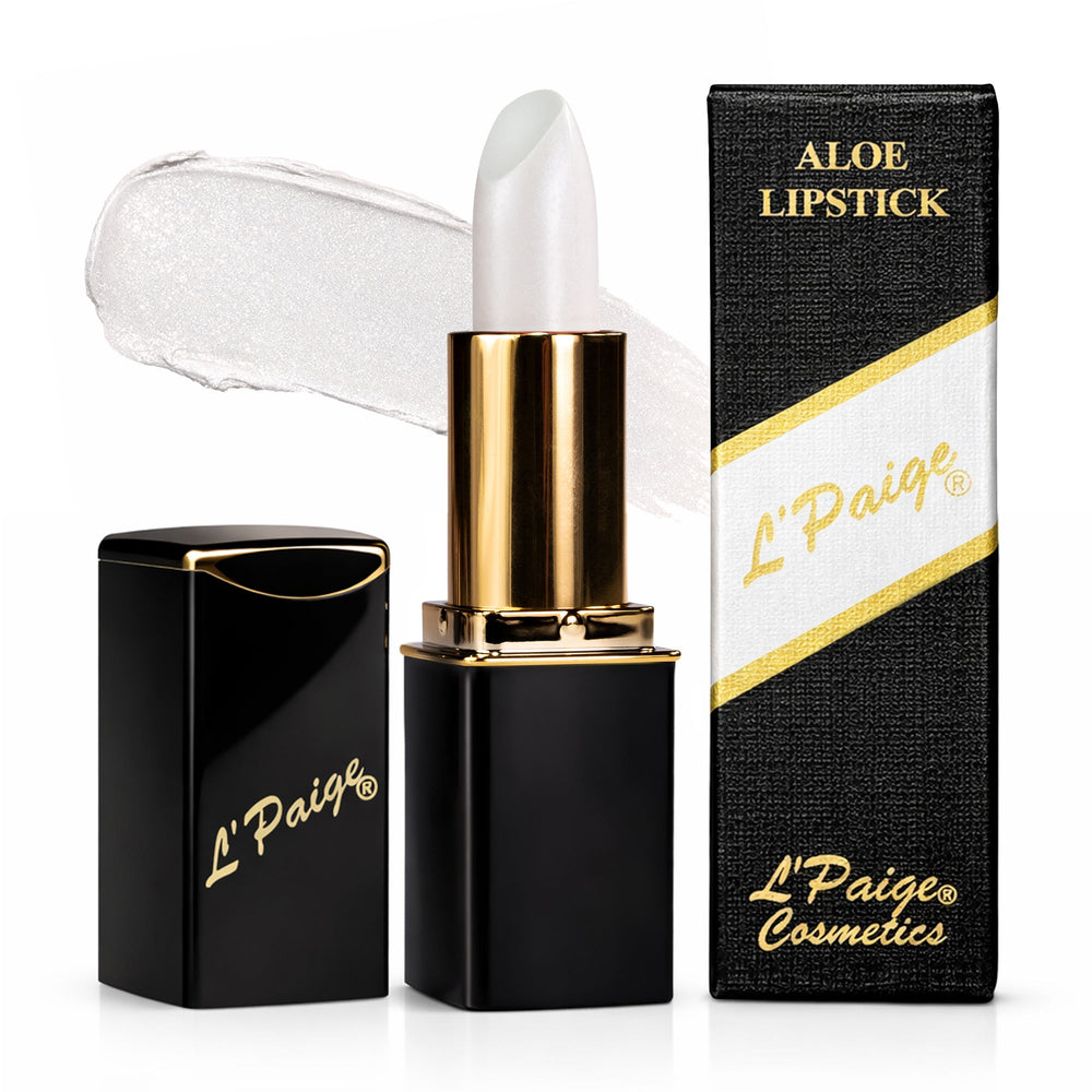L’Paige PEARL Lipstick L34 with iridescent pearl shimmer and frosted luminous finish